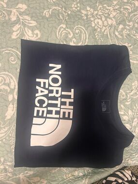 The North Face Navy blue Tee with White Logo